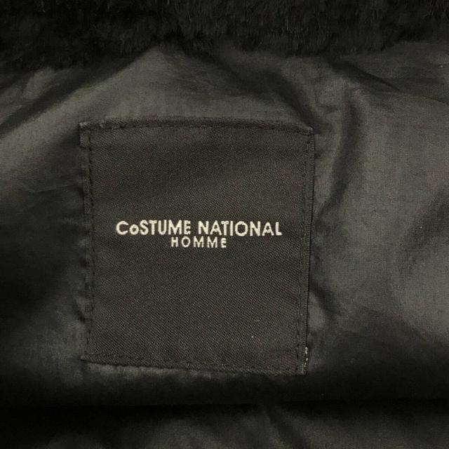 CoSTUME NATIONAL(コスチュームナショナル)のCoSTUME NATIONAL / コスチュームナショナル | フード付き  モッズコート  | ブラック | メンズ メンズのジャケット/アウター(その他)の商品写真