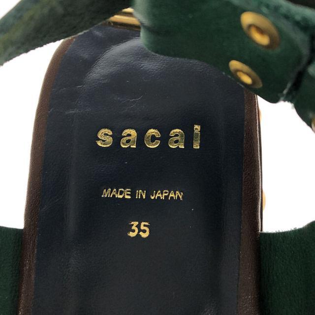 sacai - 【美品】 sacai / サカイ | レザーベルト サボサンダル 保存箱