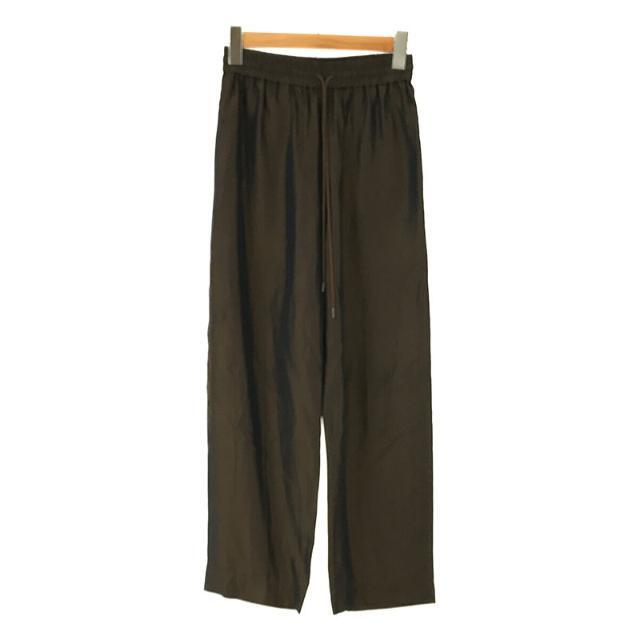 【美品】  steven alan / スティーブンアラン | SHINY GATHER PANTS シャイニーギャザーパンツ | S | ブラウン | レディース