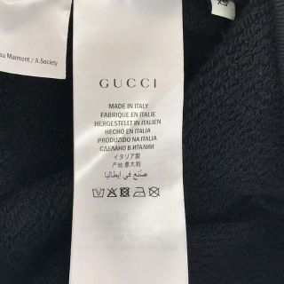 GUCCI / グッチ | Chateau Marmont シャトーマーモント プルオーバー スウェットパーカー | XS | ブラック | レディース