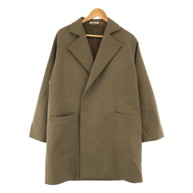 AURALEE(オーラリー)のAURALEE / オーラリー | LIGHT MELTON OVER COAT ライトメルトン オーバーコート | 3 | GRAY BEIGE | メンズ メンズのジャケット/アウター(その他)の商品写真