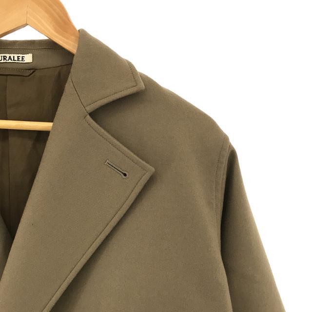 AURALEE(オーラリー)のAURALEE / オーラリー | LIGHT MELTON OVER COAT ライトメルトン オーバーコート | 3 | GRAY BEIGE | メンズ メンズのジャケット/アウター(その他)の商品写真