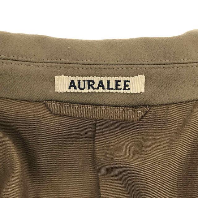 AURALEE(オーラリー)のAURALEE / オーラリー | LIGHT MELTON OVER COAT ライトメルトン オーバーコート | 3 | GRAY BEIGE | メンズ メンズのジャケット/アウター(その他)の商品写真