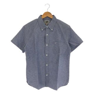 フェローズ(PHERROW'S)の【新品】  Pherrow's / フェローズ |  S/S BUTTON-DOWN SHIRTS オックスフォード ボタンダウン シャツ blue | L | NAVY | メンズ(Tシャツ/カットソー(半袖/袖なし))