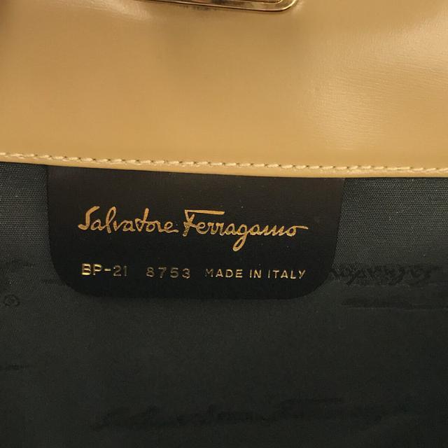 バッグSalvatore Ferragamo / サルヴァトーレ フェラガモ | ガンチーニ チェーンショルダーバッグ | ベージュ | レディース