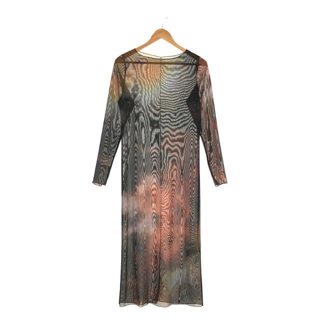 AMERI MIRANDA TAIDAI SHEER LONG TOP