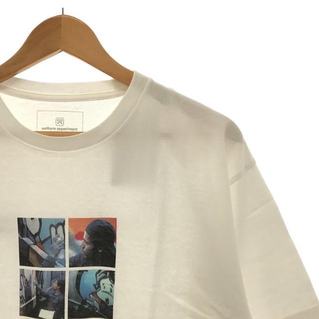 【新品】 uniform experiment / ユニフォームエクスペリメント | 2022SS | FRAGMENT : DONDI WHITE  / S/S TEE Tシャツ | 4 | ホワイト | メンズ