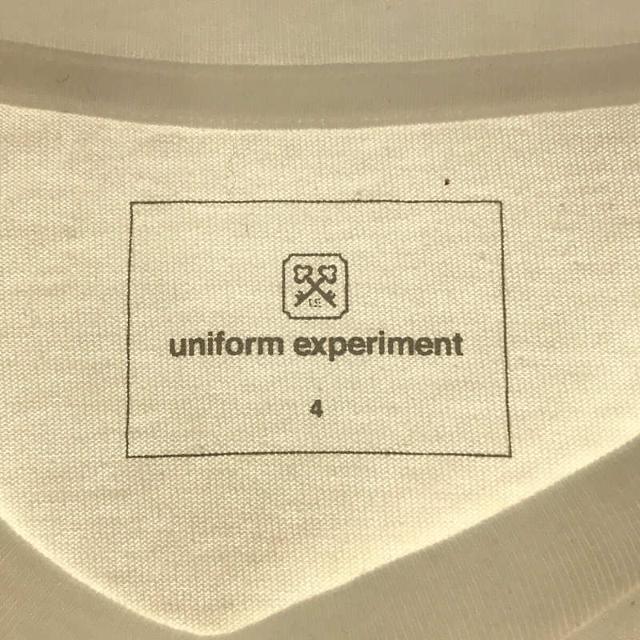 【新品】  uniform experiment / ユニフォームエクスペリメント | 2022SS | FRAGMENT : DONDI WHITE / S/S TEE Tシャツ | 4 | ホワイト | メンズ 4