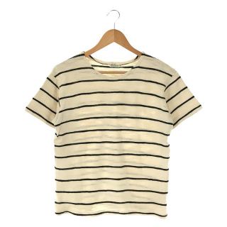 ウエアハウス(WAREHOUSE)の【美品】  WAREHOUSE / ウエアハウス | Lot 4087 SHORT SLEEVE BORDER T-SHIRT コットン ボーダー クルーネック Tシャツ カットソー | 36 | ナチュラル/ブラック | メンズ(Tシャツ/カットソー(半袖/袖なし))