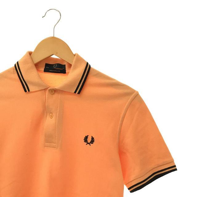 FRED PERRY(フレッドペリー)のFRED PERRY / フレッドペリー | M12N 英国製 ツインティップド鹿の子ポロシャツ | 36 | オレンジ | メンズ メンズのトップス(Tシャツ/カットソー(半袖/袖なし))の商品写真
