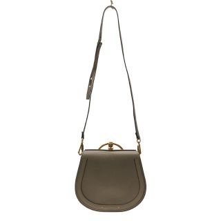 クロエ(Chloe)の【美品】  Chloe / クロエ | nile ブレスレットバッグ レザー ショルダーバッグ 保存袋付き | グレー | レディース(ショルダーバッグ)