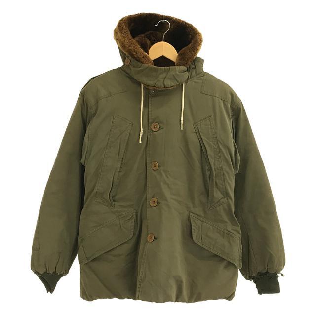 VINTAGE / ヴィンテージ 古着 | 1940s | TYPE B-9 USAF AIR FORCE Flight Jacket REED PRODUCTS 社製 米軍 ライニングダウン仕様 コの字TALON ジップ稼働 チンストラップ ミリタリー フライト ジャケット | 36 | カーキ