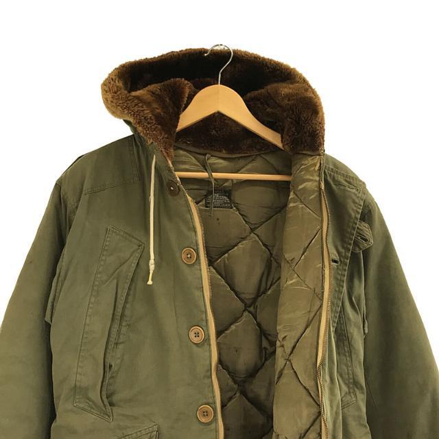 VINTAGE / ヴィンテージ 古着 | 1940s | TYPE B-9 USAF AIR FORCE Flight Jacket REED PRODUCTS 社製 米軍 ライニングダウン仕様 コの字TALON ジップ稼働 チンストラップ ミリタリー フライト ジャケット | 36 | カーキ
