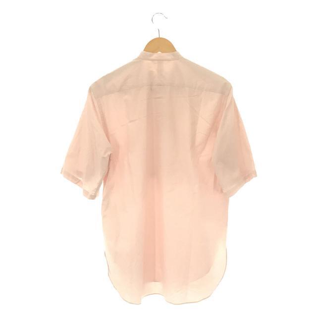 【新品】 AURALEE / オーラリー | 2022SS | WASHED FINX TWILL HALF SLEEVED P/O SHIRTS ウォッシュド フィンクス ツイル ハーフ スリーブ プルオーバー シャツ | 0 | L.PINK | レディース