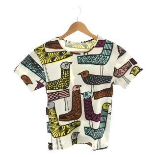 ミナペルホネン(mina perhonen)の【美品】  mina perhonen / ミナペルホネン | 2013SS | mingling 海鳥 コットン Tシャツ | 38 | マルチカラー | レディース(Tシャツ(半袖/袖なし))