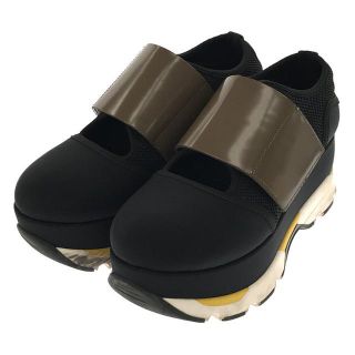 マルニ(Marni)の【美品】  MARNI / マルニ | 2017SS | SELVA ON SANDAL サンダル スニーカー | 39 | ブラック | レディース(サンダル)