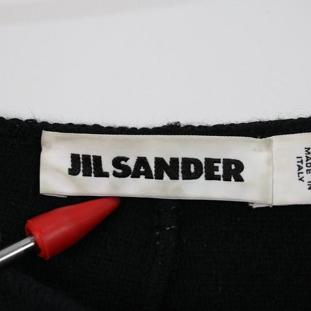 JIL SANDER / ジルサンダー | 裾フリンジニットスカート | 36 | ブラック | レディース 7