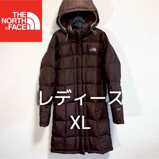 ダウンジャケット 【入手困難】ノースフェイス 赤茶ダウン レディースS