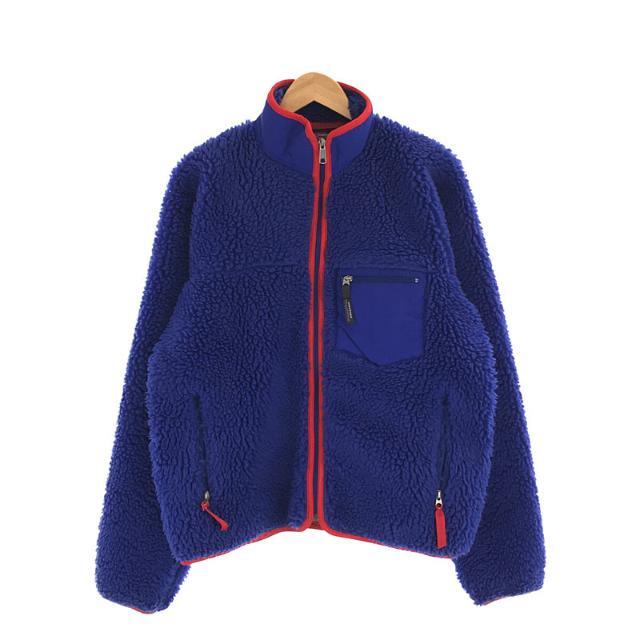 【美品】  Patagonia / パタゴニア | 2000 | USA製 レトロカーディガン  フリース ボア ジャケット | M | ブルー | メンズジャケット/アウター