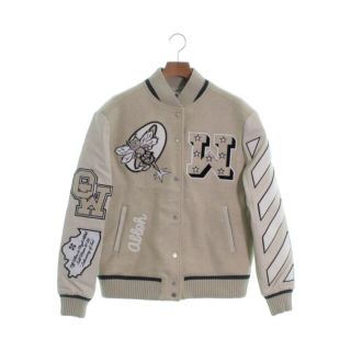 OFF-WHITE - OFF-WHITE オフホワイト スタジャン 42(XS位) ベージュ