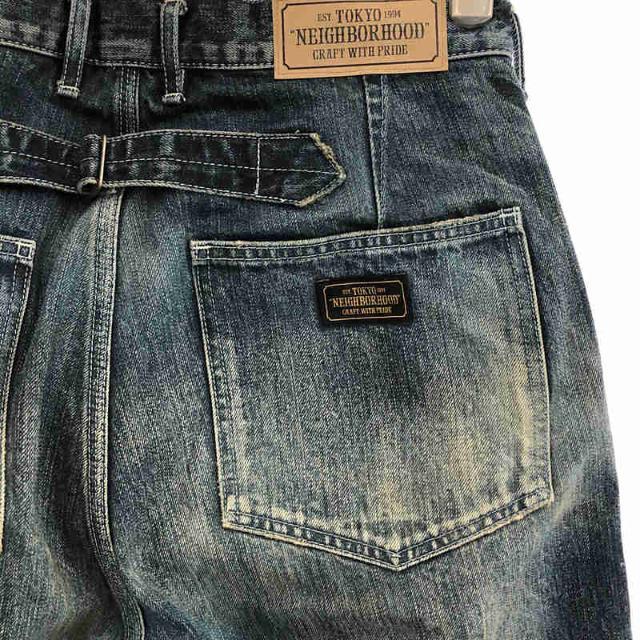 NEIGHBORHOOD(ネイバーフッド)のNEIGHBOR HOOD / ネイバーフッド | SAVAGE . UTILITY/C-PT 192XBNH-PTM01S 14oz ハードダメージ加工 サベージ ユーティリティ デニムパンツ | S | インディゴ | メンズ メンズのパンツ(その他)の商品写真