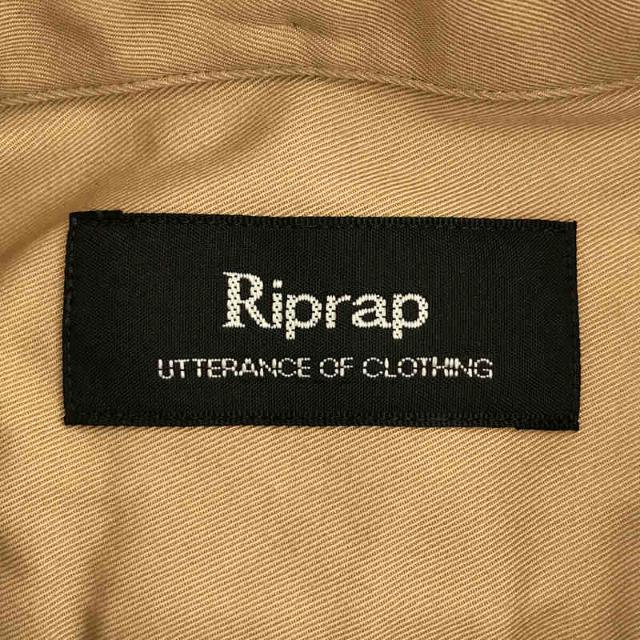 Riprap / リップラップ | コットン ボタンダウン シャツ | XL | ベージュ | メンズ メンズのトップス(Tシャツ/カットソー(七分/長袖))の商品写真