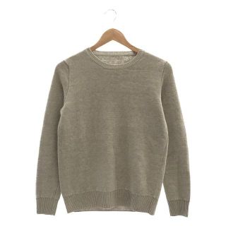 【美品】  ゴーシュ / ゴーシュ | リネンリバーニット　クルーネックプルオーバー | 2 | ナチュラル | レディース(ニット/セーター)