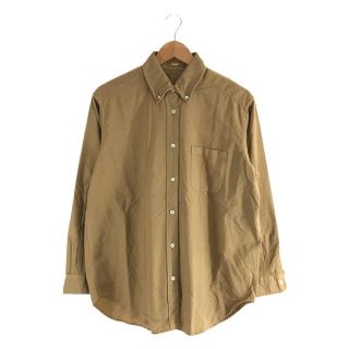 【美品】  MUSE de Deuxieme Classe / ミューズ ドゥーズィーエムクラス | 2021SS | *OXFORD BD オックスフォード ボタンダウン シャツ | F | ベージュ | レディース(シャツ/ブラウス(長袖/七分))