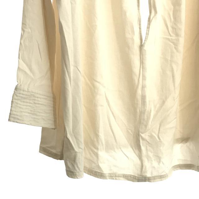 6 (ROKU)(ロク)の6(ROKU) / ロク | 2022SS | COTTON GAUZE VOLUME SHIRT | ホワイト | レディース レディースのトップス(シャツ/ブラウス(長袖/七分))の商品写真