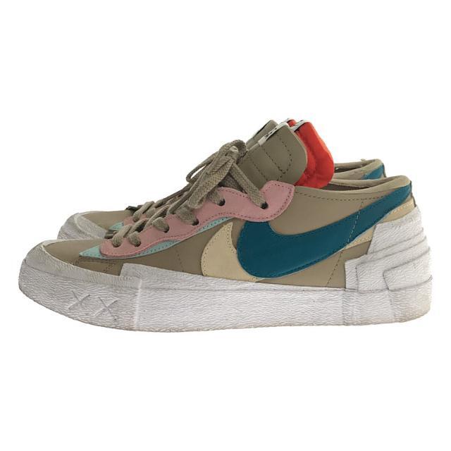 sacai(サカイ)の【美品】  sacai / サカイ | 2021AW | DM7901-200 × NIKE ナイキ ×KAWS カウズ トリプルコラボ BLAZER LOW ブレーザー ロー スニーカー | 27.5 | リード/ブライトスプルース-ホワイト | メンズ メンズの靴/シューズ(スニーカー)の商品写真