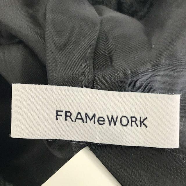 FRAMeWORK(フレームワーク)の【美品】  Framework / フレームワーク | 2021AW | ウール ストレッチ サキソニー イージー パンツ | 34 | グレー | レディース レディースのパンツ(その他)の商品写真