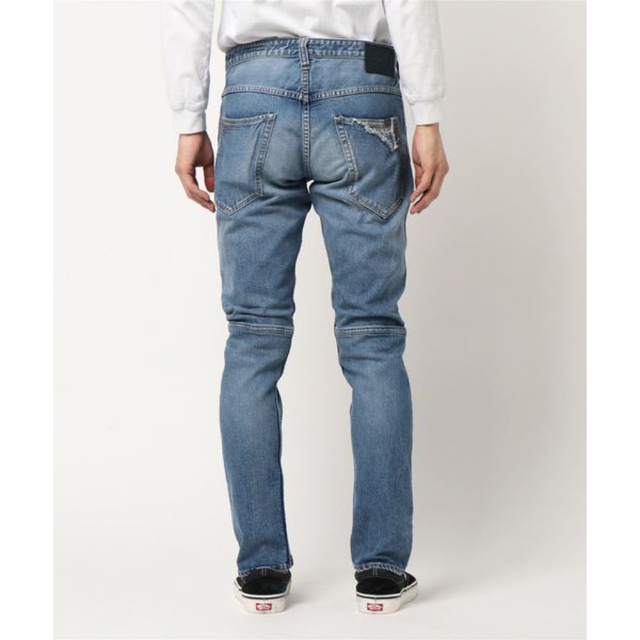 TAVERNITI SO JEANS(タヴァニティソージーンズ)のTAVERNITI SO JEANS ダメージリペア加工ストレッチデニム！日本製 メンズのパンツ(デニム/ジーンズ)の商品写真