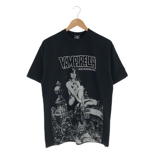 【新品】  HYSTERIC GLAMOUR / ヒステリックグラマー | 2021SS | 02211CT41 VAMPIRELLA WHEN WAKES THE DEAD Tシャツ ヴァンピレラ  ガール | L | ブラック | メンズ