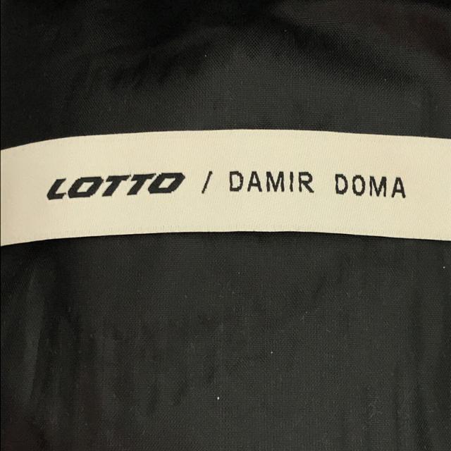 DAMIR DOMA(ダミールドーマ)の【新品】  DAMIR DOMA / ダミールドーマ | × LOTTO ロット ハーフジップ ナイロン アノラック パーカー | XS | ブラック | メンズ メンズのジャケット/アウター(その他)の商品写真