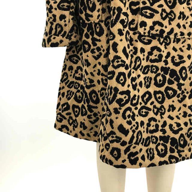 【新品】  L'Appartment DEUXIEME CLASSE / アパルトモンドゥーズィエムクラス | 2022SS | OAS Leopard Robe レオパード ローブ コート | フリー | ベージュ | レディース 2