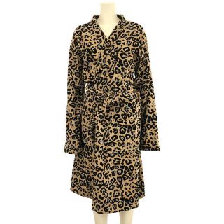 【新品】  L'Appartment DEUXIEME CLASSE / アパルトモンドゥーズィエムクラス | 2022SS | OAS Leopard Robe レオパード ローブ コート | フリー | ベージュ | レディース