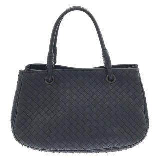 ボッテガヴェネタ(Bottega Veneta)のBOTTEGA VENETA / ボッテガヴェネタ | イントレチャート ハンドバッグ | ネイビー | レディース(ハンドバッグ)