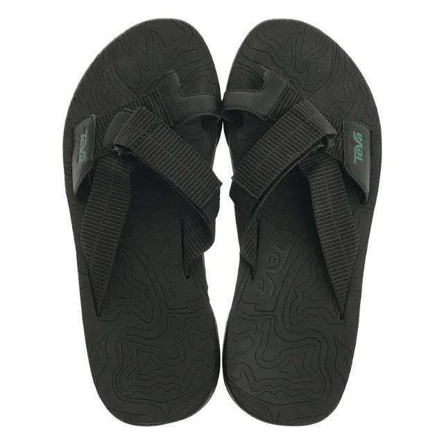 Teva(テバ)の【美品】  Teva / テバ | REVIVE 95 SLIDE ストラップ トング サンダル | 9 | ブラック | メンズ メンズの靴/シューズ(サンダル)の商品写真