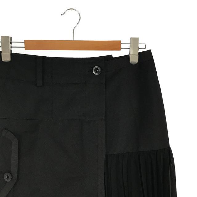 sacai サカイ Suiting Skirt アシンメトリー スカート