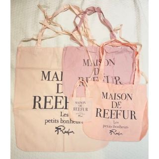 メゾンドリーファー(Maison de Reefur)の新品未使用メゾンドリーファーMAISON DE REEFURショッパー4点セット(エコバッグ)