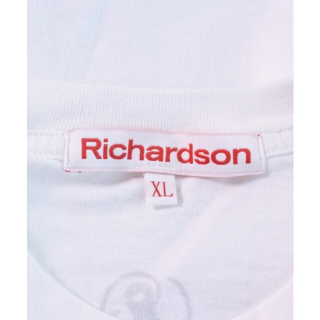 Richardson リチャードソン Tシャツ サイズ:L ワンポイント バックロゴ プリント クルーネック 半袖 Tシャツ RIM-11150-A ブラック 黒 アメリカ製 トップス カットソー ブランド【メンズ】