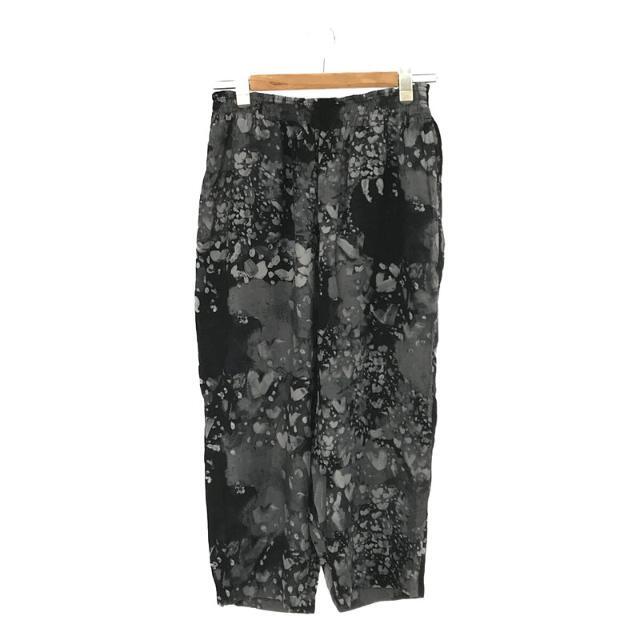 PORTER CLASSIC / ポータークラシック | HEART ALOHA PANTS ハート アロハ パンツ | M | ブラック | メンズ