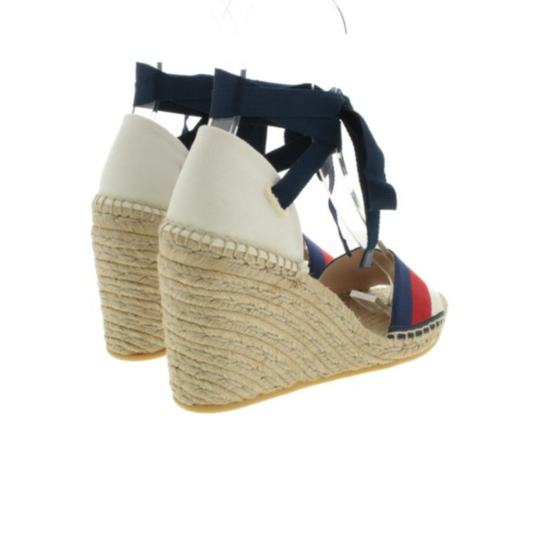 GUCCI グッチ サンダル 36(22.5cm位) 紺x赤x白 【古着】 GUCCI グッチ サンダル 36(22.5cm位) 紺x赤x白 【古着】