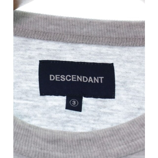 DESCENDANT ディセンダント Tシャツ・カットソー 3(L位) グレー 2