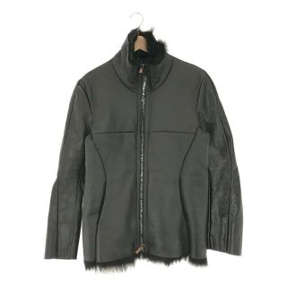 【美品】  ierib / イエリブ | TOSCANA SHEARLING LEATHER FUR JACKET ファー レザー ジャケット ムートン | ブラック | メンズ(その他)