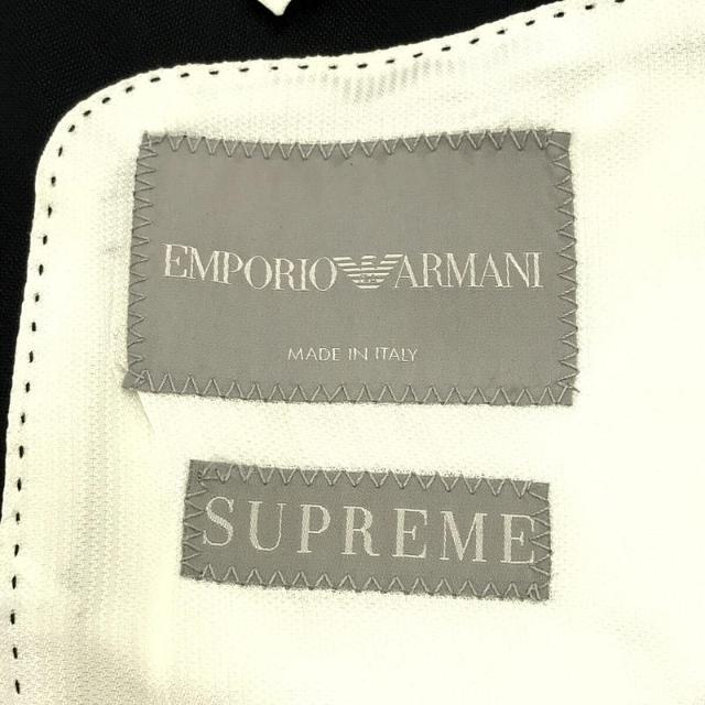 Emporio Armani(エンポリオアルマーニ)のEMPORIO ARMANI / エンポリオアルマーニ | セットアップ SUPREME SILK シルク 2B シングルブレスト テーラード ジャケット / パンツ フォーマル ハンガー・スーツカバー有  | 50 | ネイビー | メンズ メンズのスーツ(その他)の商品写真