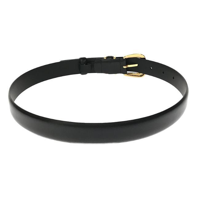 【美品】  foufou / フーフー | grandmother belt グランドマザー レザー ベルト | ブラック | レディース