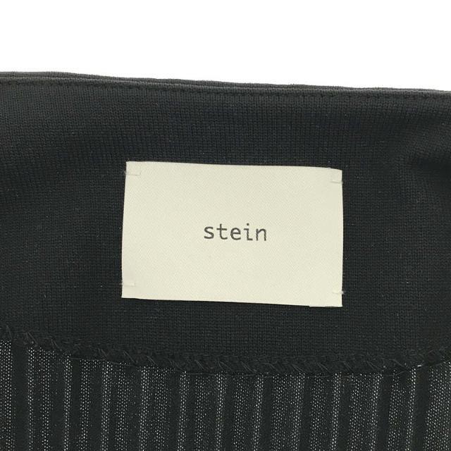 【美品】  stein / シュタイン | 2021SS | PLEATED KNIT CARDIGAN プリーツ ラウンドネック カーディガン ブルゾン ユニセックス ST.244 | L | ブラック | メンズ 5