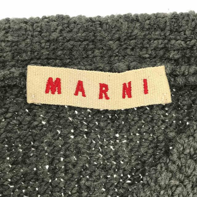 Marni(マルニ)のMARNI / マルニ | アルパカ ウール ニット カーディガン | 40 | グレー | レディース レディースのトップス(カーディガン)の商品写真