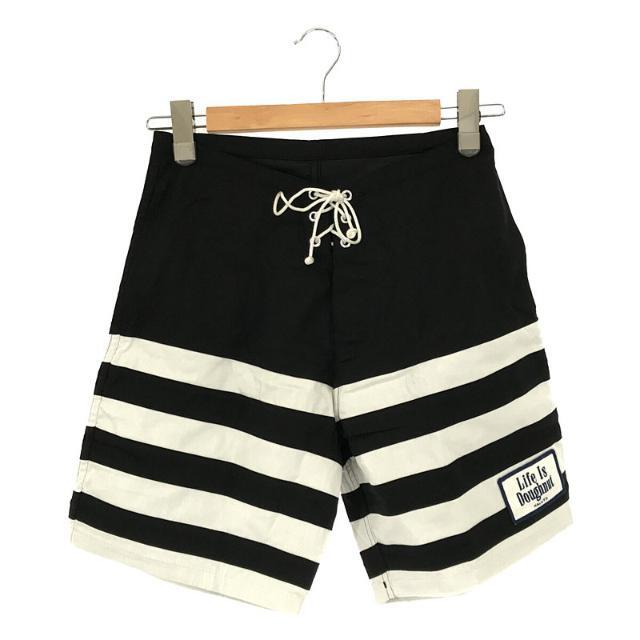 【新品】  NALUTO TRUNKS / ナルトトランクス | PICASO BORDER WALK SHORTS ピカソボーダー ショーツ ハーフパンツ | 28 | ブラック/ホワイト | メンズ